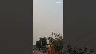 IAF MiG29 Fighter Jet Crashed 🤯 indianairforce crash [upl. by Zumstein]