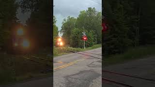 Rare Horizontal Vortex Sideways Tornado Over This Wisconsin Train train severeweather vortex [upl. by Nosreve223]