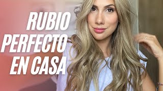 Tono de Rubio perfecto en casa [upl. by Anrim]