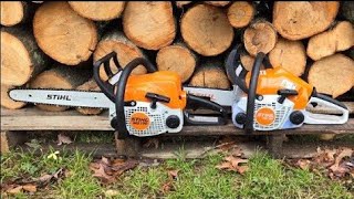 STIHL MS 162 vs MS 170 😲😲🤨🤨 [upl. by Nairahcaz]