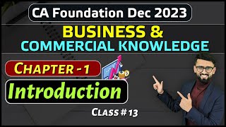 CA Foundation BCK Chapter 1  BCK – An Introduction  CA Hardik Manchanda  CA Foundation Dec 2023 [upl. by Eido]