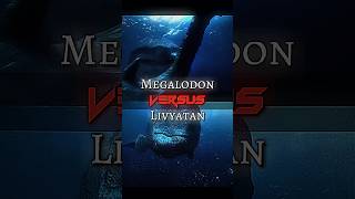 Megalodon VS Livyatan amp Sperm Whale edit prehistoricanimals battle [upl. by Dzoba]