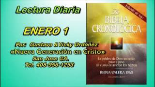 Enero 1 Lectura Bíblica en un año “Biblia En Orden Cronológico” [upl. by Ahsaek746]