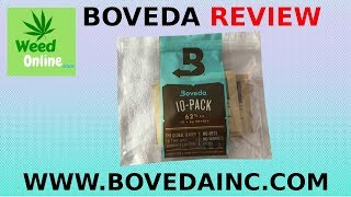 BOVEDA Weed Humidification Packs Full Review  WeedOnlinecom [upl. by Oilalue191]