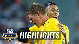 Ginter goal breaks deadlock for Dortmund 2015–16 Bundesliga Highlights [upl. by Finny101]