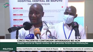 CINCO PACIENTES CONTINUAM INTERNADOS NO HCM [upl. by Ditzel]