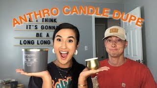 ANTHROPOLOGIE VOLCANO CANDLE DUPE  CHATTY TJ MAXX HAUL [upl. by Leuneb]