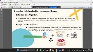 Introduction aux AlgorithmesPartie 01 [upl. by Aicire]