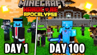 100 Hari Minecraft Hardcore Tapi Zombie Apocalypse Part 1 [upl. by Irina]