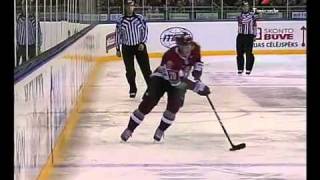 KHL  Dinamo Riga vs SKA 54 OT  16112011 [upl. by Nwahsal]