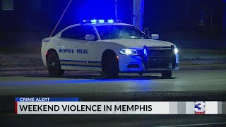 11 shot 5 killed in weekend shootings across Memphis [upl. by Asare]