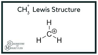 CH3 Lewis Structure  How to Draw the Lewis Structure for CH3 Methyl Cation [upl. by Notloc834]