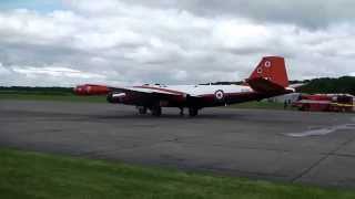 English Electric Canberra B6 WT333 full power fast taxi [upl. by Ahseiuqal140]