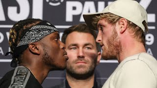 KSI VS LOGAN PAUL 2  LIVE PRESS CONFERENCE 👊 [upl. by Aicnom]