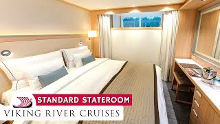 Viking River Cruises  Standard Stateroom Full Walkthrough Tour amp Review 4K  Viking Longship [upl. by Cioffred861]