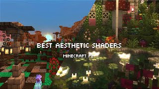 aesthetic shaders for minecraft pe 120 🍄🌿 [upl. by Jeminah]