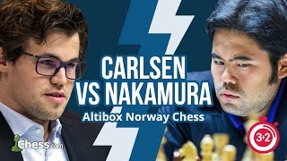 Norway Blitz Chess Tournament Carlsen vs Nakamura [upl. by Ayra]