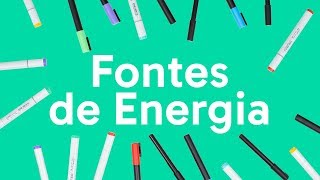 FONTES DE ENERGIA RENOVÁVEIS E NÃO RENOVÁVEIS  QUER QUE DESENHE [upl. by Wallas]