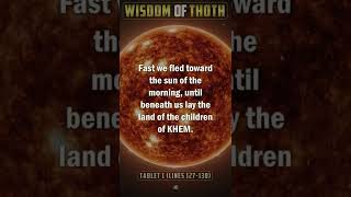 Wisdom of Thoth 5 Tablet 1 lines 127138 from Emerald Tablets [upl. by Gunilla]