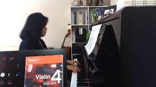 Leavetaking Alfred Moffat Trinity Violin Grade 4 20162019 Piano Accompaniment [upl. by Crist]