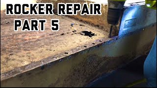 Early Bronco Restoration l Rocker Repair Part 5 [upl. by Eirrot]