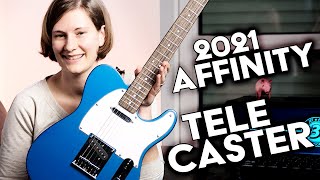 Squier Affinity Telecaster 2021 Review in Lake Placid Blue [upl. by Anthony]