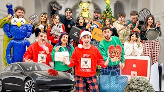 WORLDS CRAZIEST FAMILY CHRISTMAS GIFTS OPENING NEW CAR [upl. by Nnylcaj361]