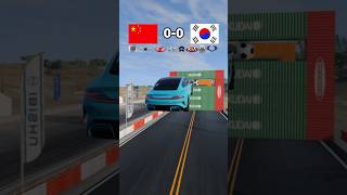 Chinese cars 🇨🇳 VS Korean cars🇰🇷 usa beamngdrive games shorts [upl. by Raual]