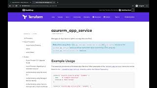 Terraform Azure App Service [upl. by Arteid]