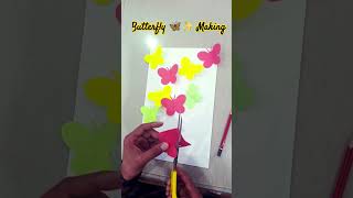 Paper making butterfly 🦋 [upl. by Nolaj]