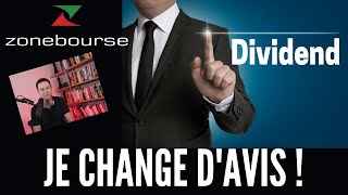 Je change davis sur les dividendes [upl. by Ahnavas]