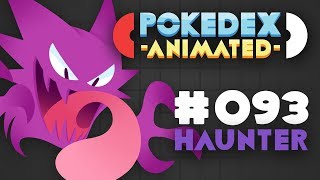 Pokedex Animated  Haunter [upl. by Gladwin]