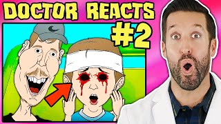 ER Doctor REACTS to Hilarious MeatCanyon Medical Scenes 2 [upl. by Kirkwood]