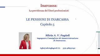 Capitolo 5  Le pensioni di Inarcassa [upl. by Avert]