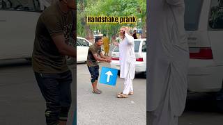 Handshake prank funny gulfamgolden pranks comedy goldigarprank funnyvideos funnypranks [upl. by Jacquelin454]