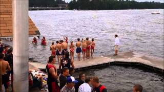 MinAqua Bat Show 7 2014 First Half  The worlds longest running amateur ski show Minocqua Wisconsin [upl. by Analat]