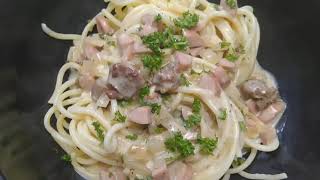 SPAGHETTI CARBONARA YANG RINGKAS MUDAH SEMPOI DAN YANG PENTING SEDAP SANGAT [upl. by Nawat254]