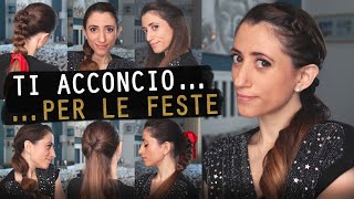 Tutorial acconciature FACILI e VELOCI per capelli LUNGHI [upl. by Ybroc]