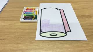 Instructions for coloring a scroll picture [upl. by Lingwood]