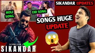 Sikandar Movie Songs Shocking Update  Sikandar Movie Shooting Update  Sikandar Salman Khan Update [upl. by Ahsym503]