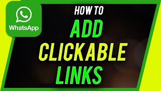 How to Add CLICKABLE LINK in WhatsApp Status [upl. by Rieger]