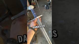 Sharpening A 5000 Damascus Sword [upl. by Einaoj]