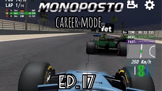 MONOPOSTO CAREER MODE EP 17 MY FORMULA ONE DEBUT [upl. by Maribeth814]