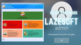 Windows 10 Password Reset with Lazesoft Recovery Suite [upl. by Enirual998]