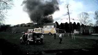 8APR13 Camp Betty Washington Road House Fire York Township PA [upl. by Dodson112]