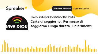 Carta di soggiorno  Permesso di soggiorno Lunga durata  Chiarimenti [upl. by Nealson]