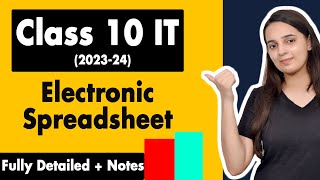 Electronic Spreadsheet Advanced Class 10 Information Technology Code 402  Class 10 IT Unit 2 [upl. by Tillio411]