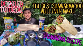 Habahab Shawarma Ala Turks  The Best Shawarma I have ever made  Lasang Hahanap Hanapin Niyo [upl. by Lytton]