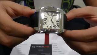 Cartier Santos 100 XL Ref 2656 2013  WatchesGMT [upl. by Sylvanus943]