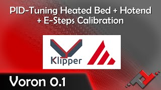 PIDTuning  ESteps Calibration on Klipper [upl. by Nnylidnarb]